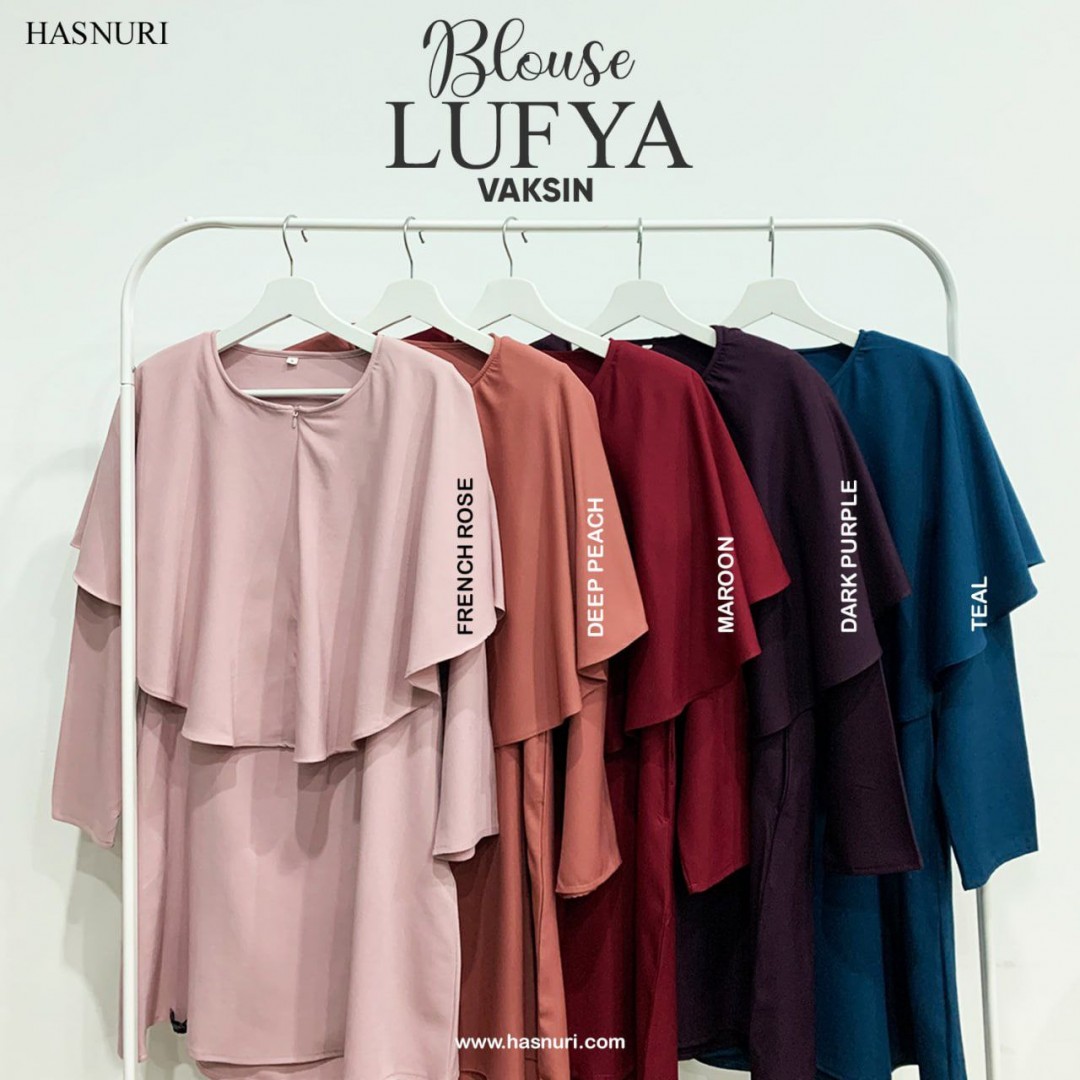 Blouse Lufya Plus Size - Maroon