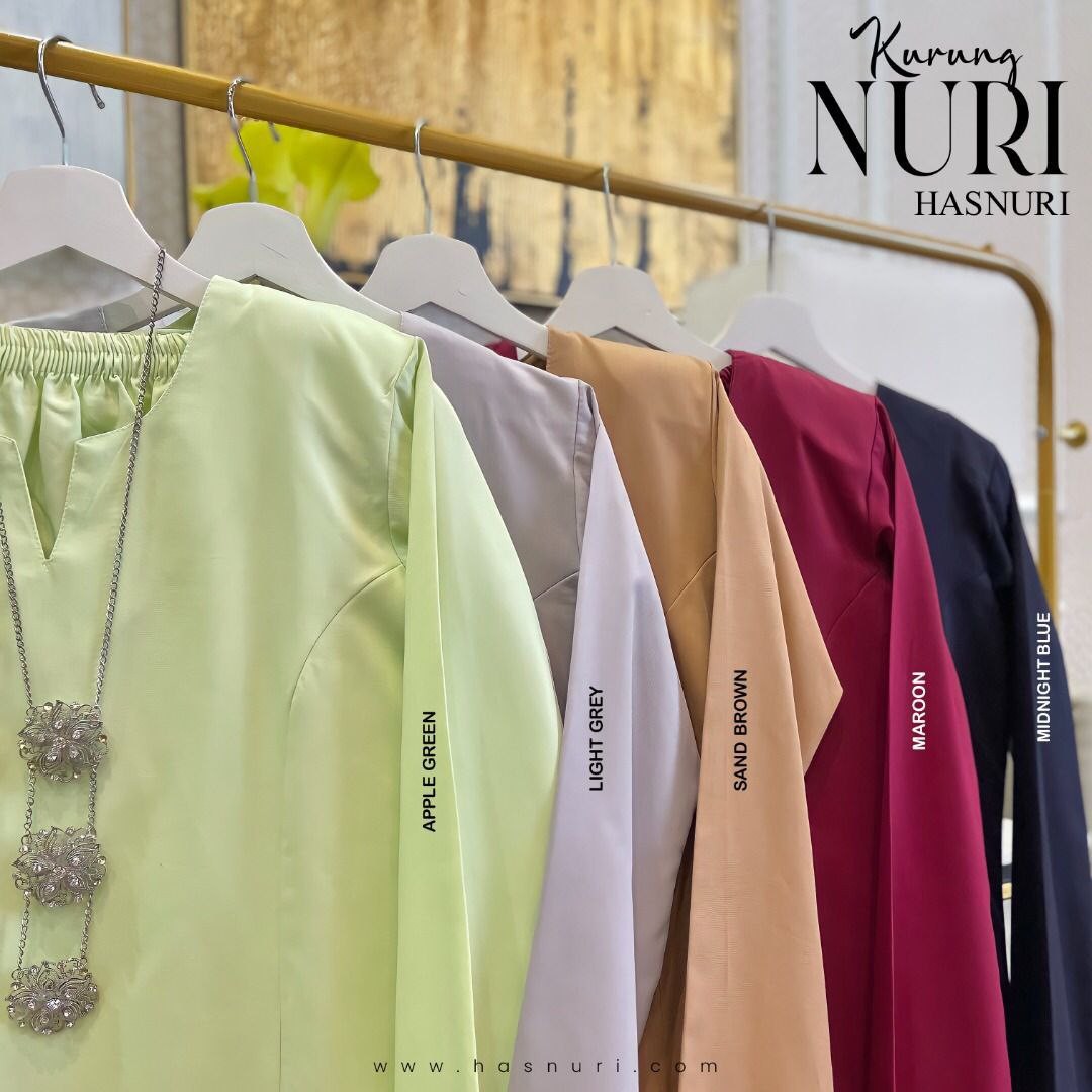 Kurung Nuri - Apple Green