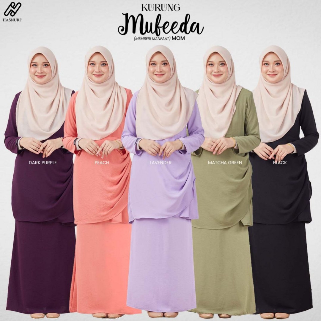 Kurung Mufeeda - Black