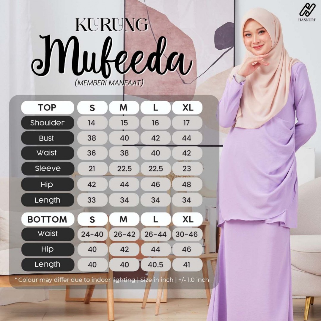 Kurung Mufeeda - Black