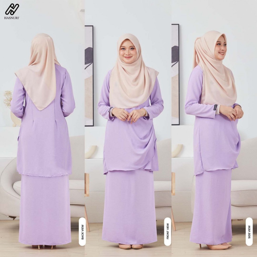 Kurung Mufeeda - Peach