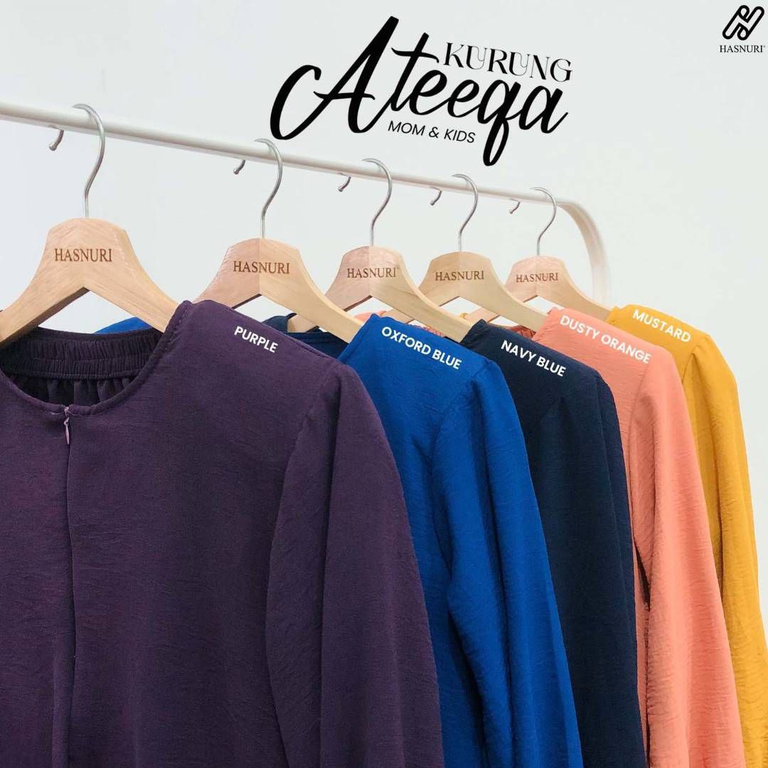 Kurung Ateeqa - Oxford Blue