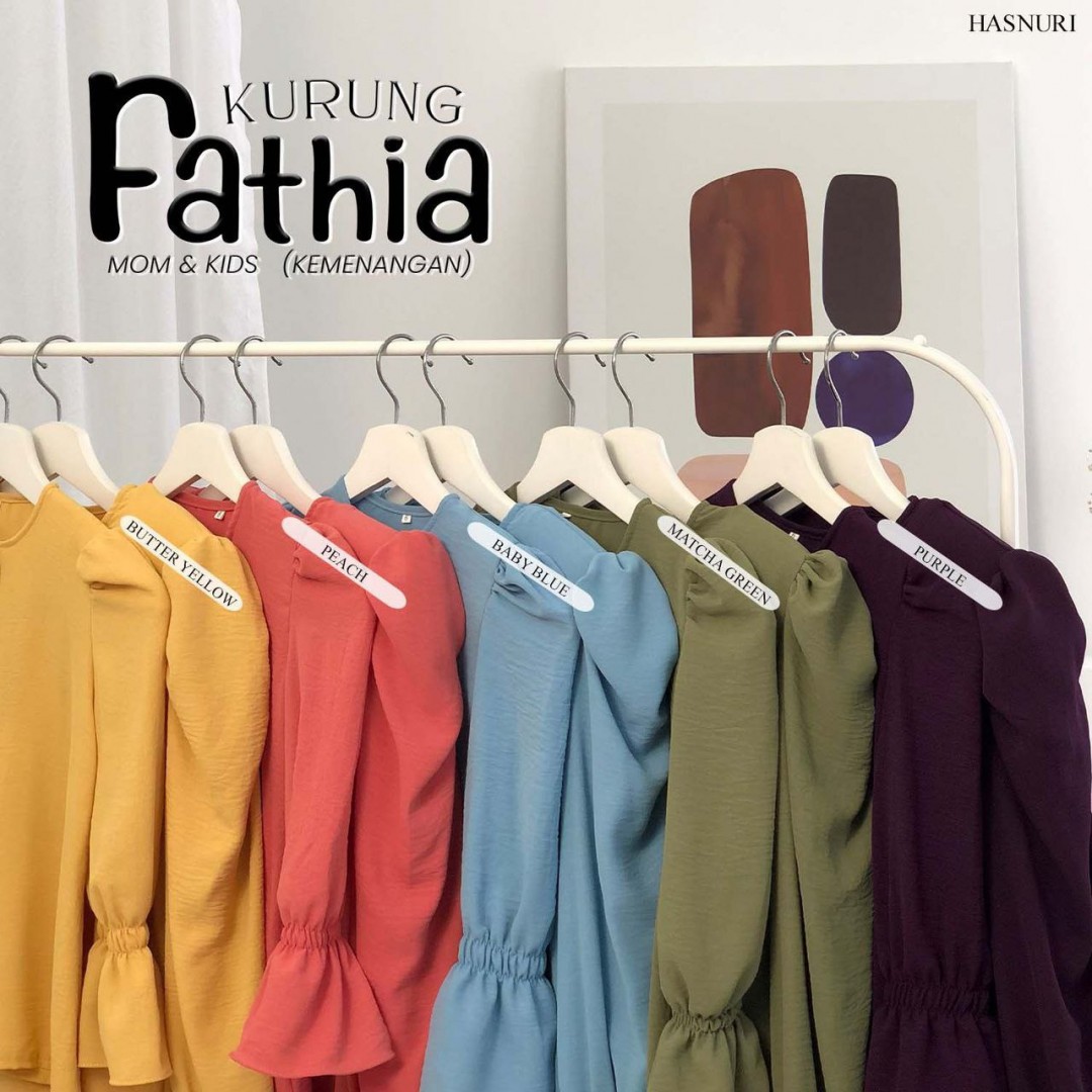 Kurung Fathia - Peach