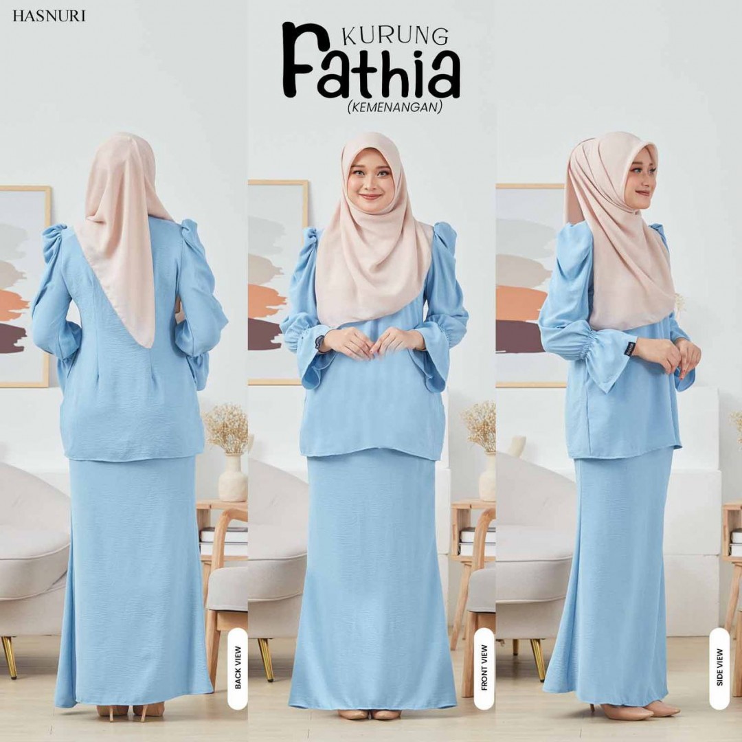 Kurung Fathia - Butter Yellow