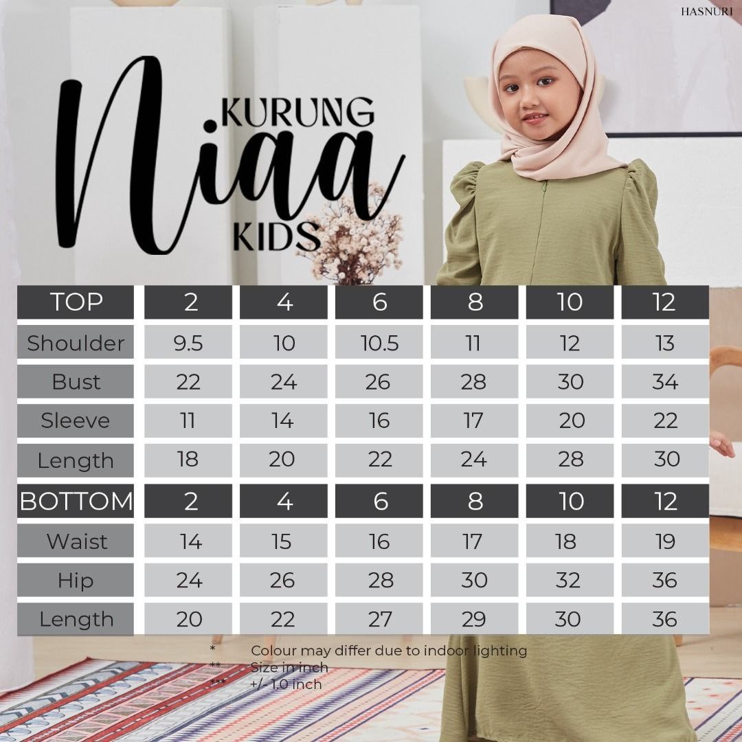 Kurung Niaa Kids - Belacan