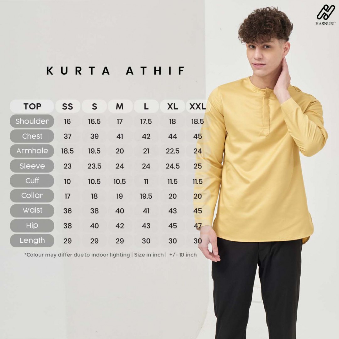 Kurta Athif - Ash Grey