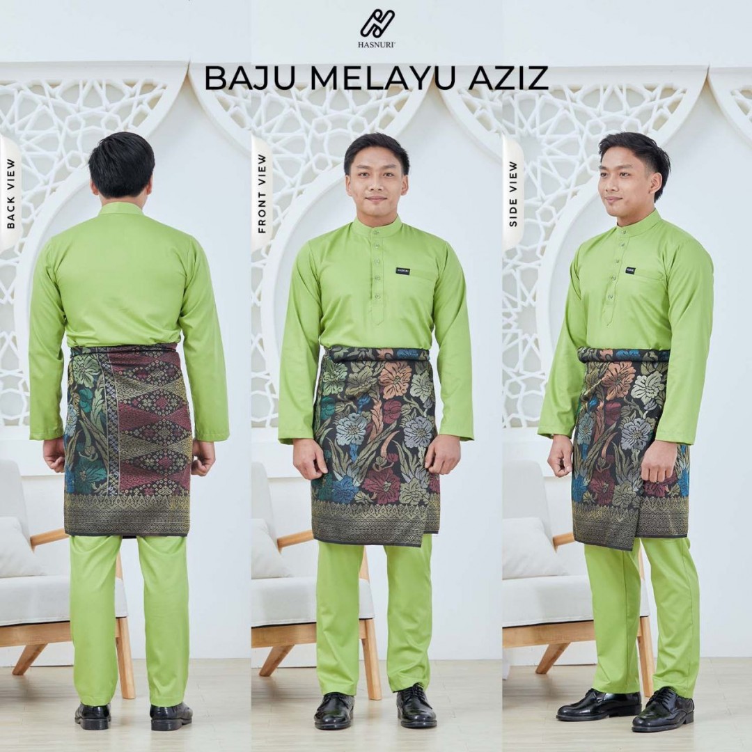 Baju Melayu Aziz - Baby Blue
