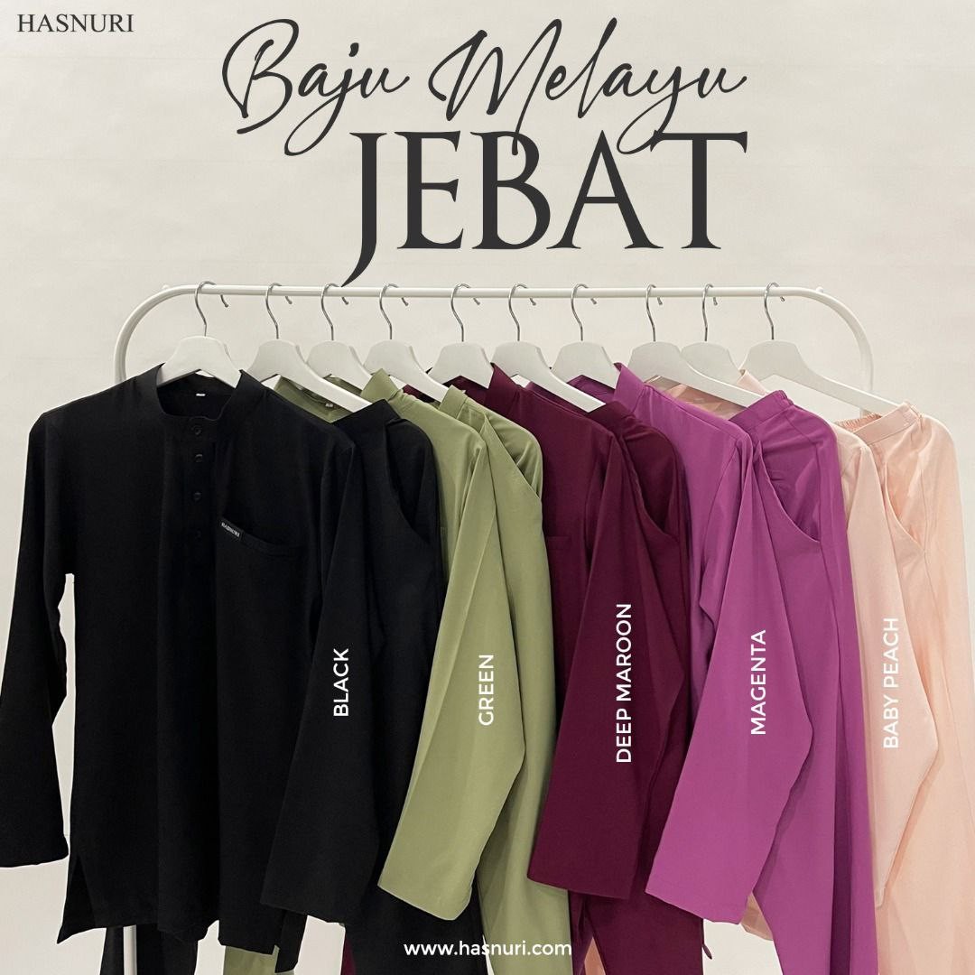 Baju Melayu Jebat Kids - Baby Peach