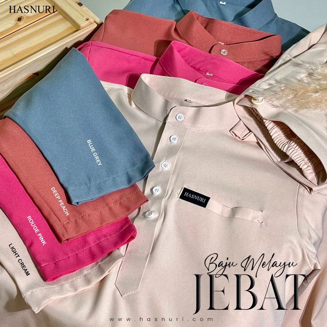 Baju Melayu Jebat - Rouge Pink