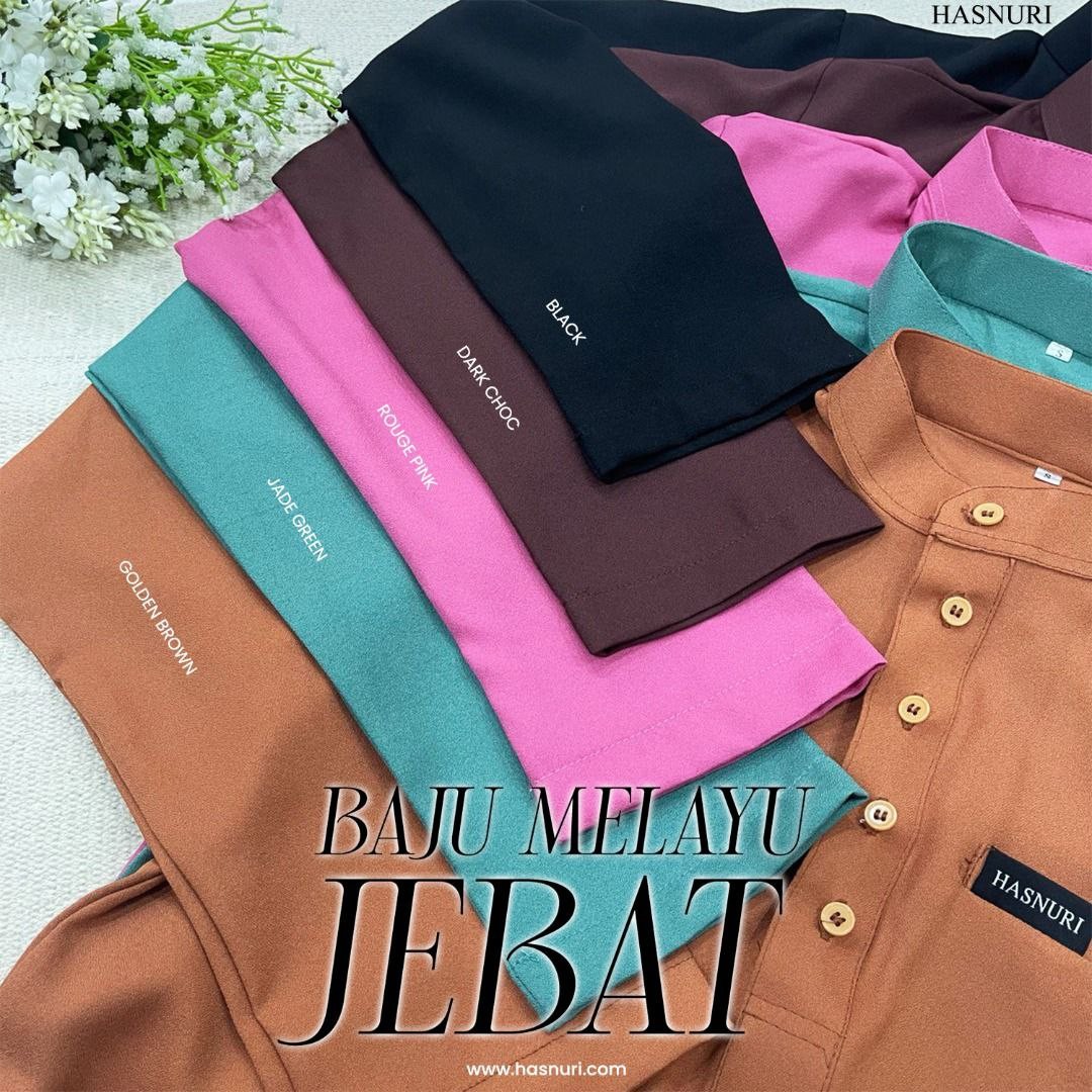 Baju Melayu Jebat Kids - Golden Brown