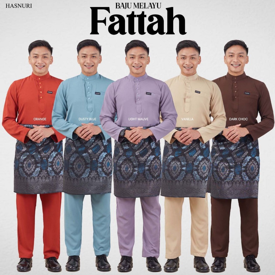 Baju Melayu Fattah - Dark Choc