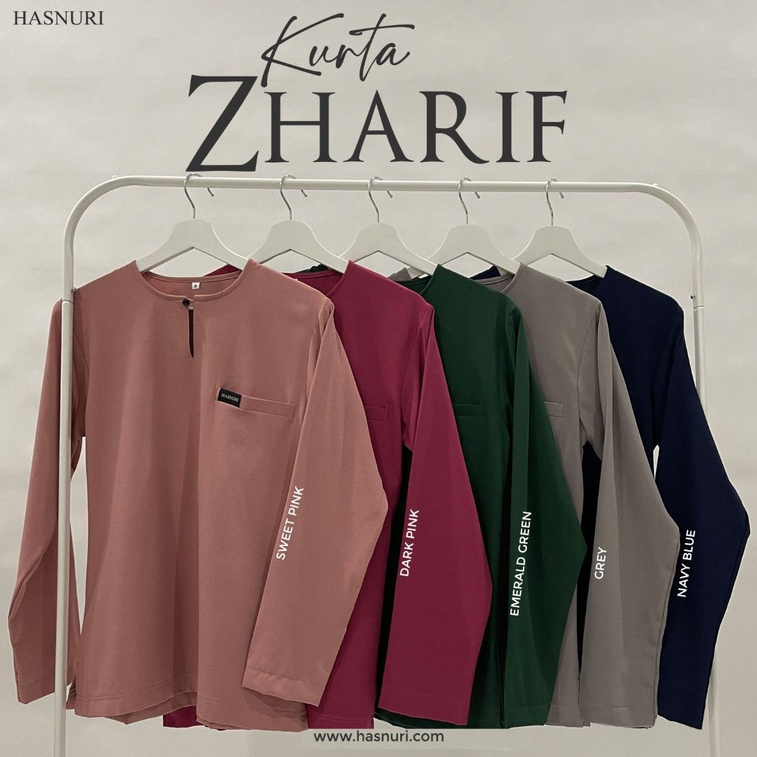 Kurta Zharif Plus Size - Light Magenta