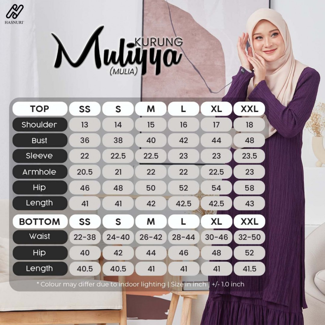 Kurung Muliyya - Light Green