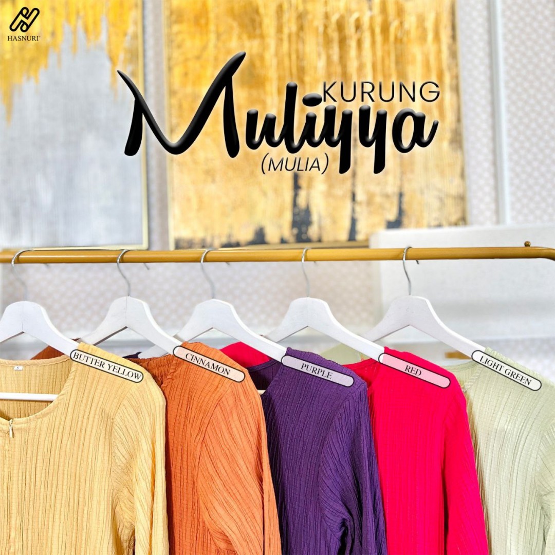 Kurung Muliyya - Butter Yellow