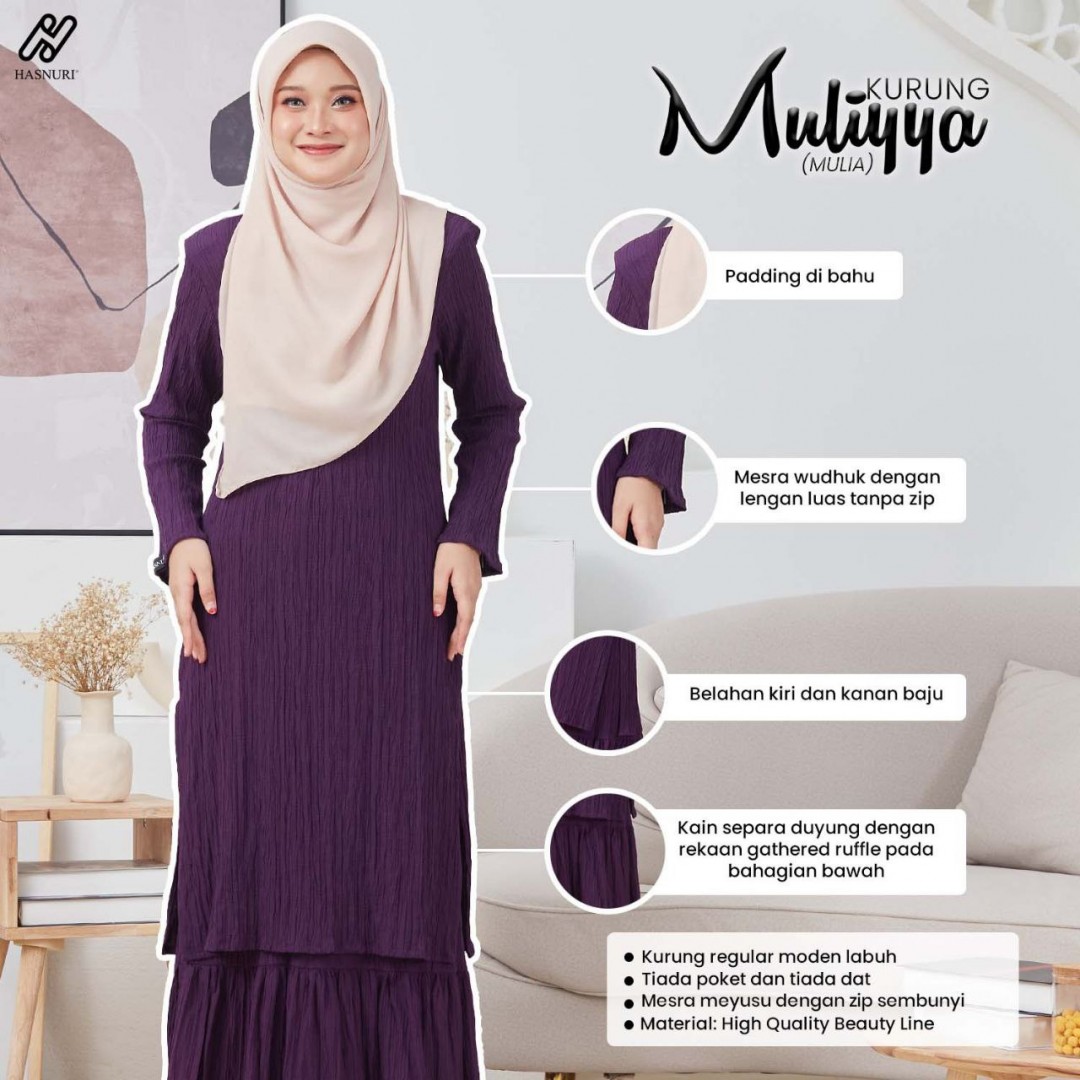 Kurung Muliyya - Red