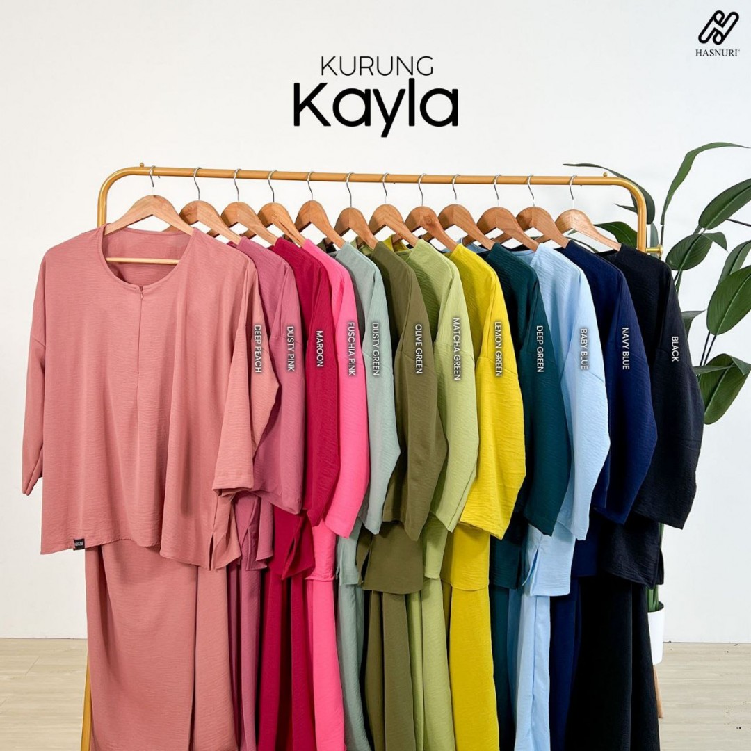Kurung Kayla - Olive Green