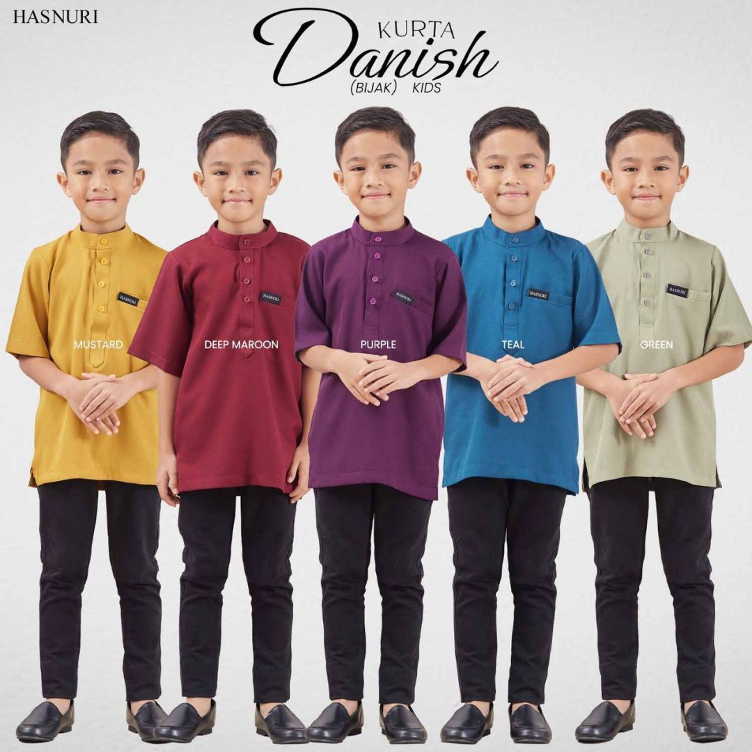 Kurta Danish Kids - Mustard