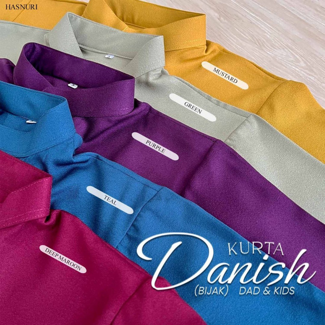 Kurta Danish Kids - Mustard