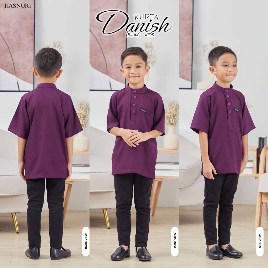 Kurta Danish Kids - Mustard