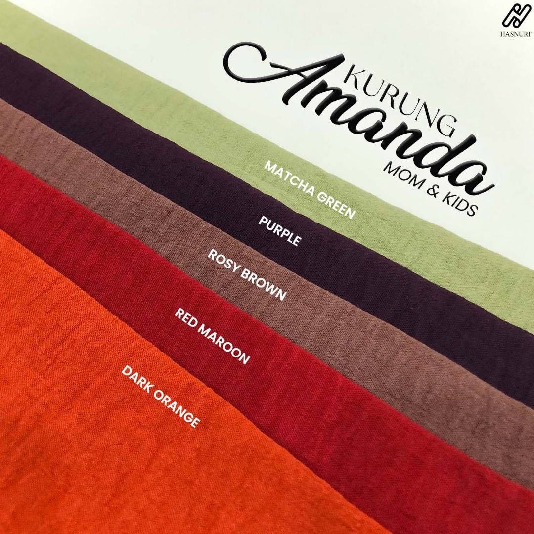 Kurung Amanda - Red Maroon
