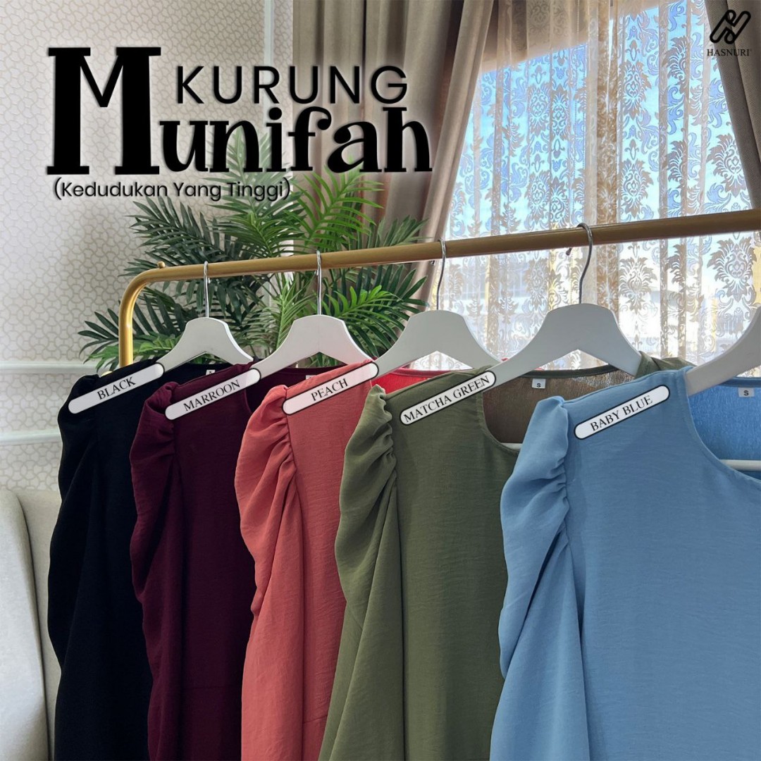 Kurung Munifah - Peach