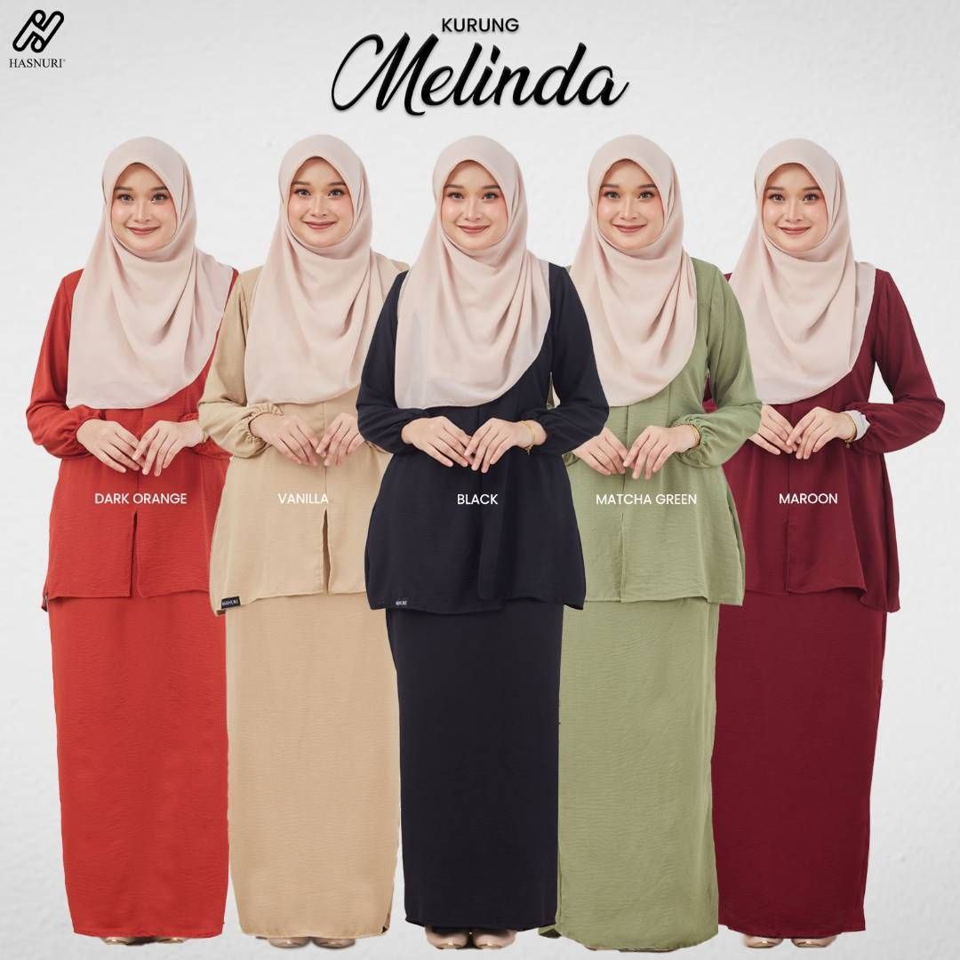 Kurung Melinda - Black