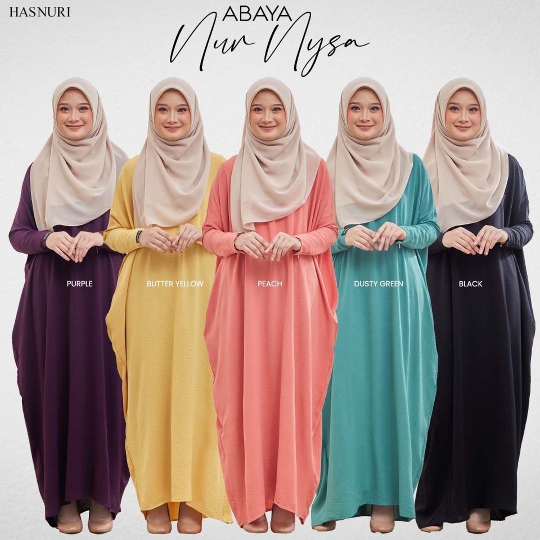Abaya Nur Nysa - Dusty Green