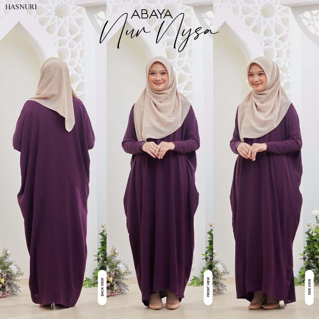 Abaya Nur Nysa - Dusty Green