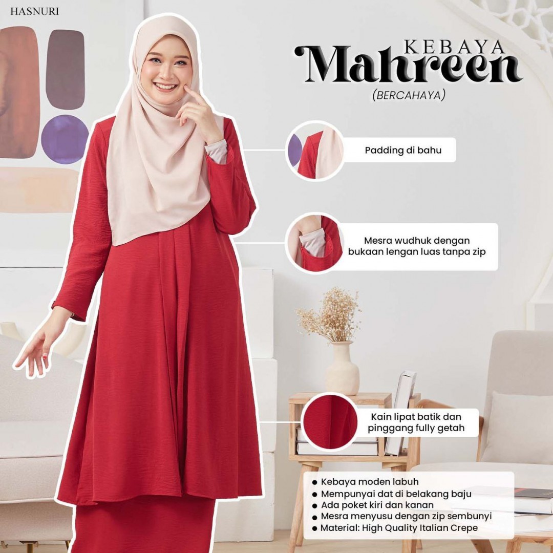 Kebaya Mahreen - Black