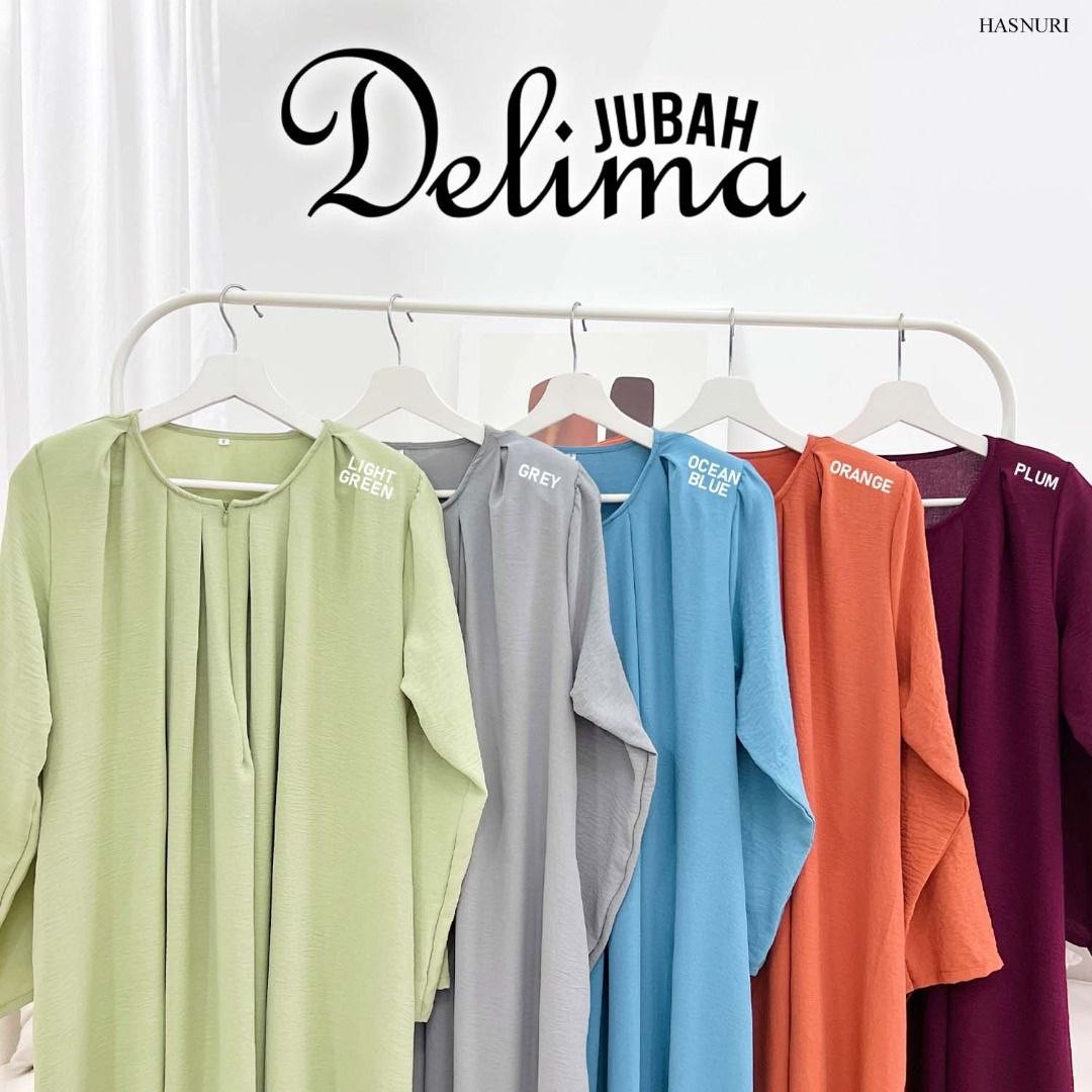 Jubah Delima - Orange