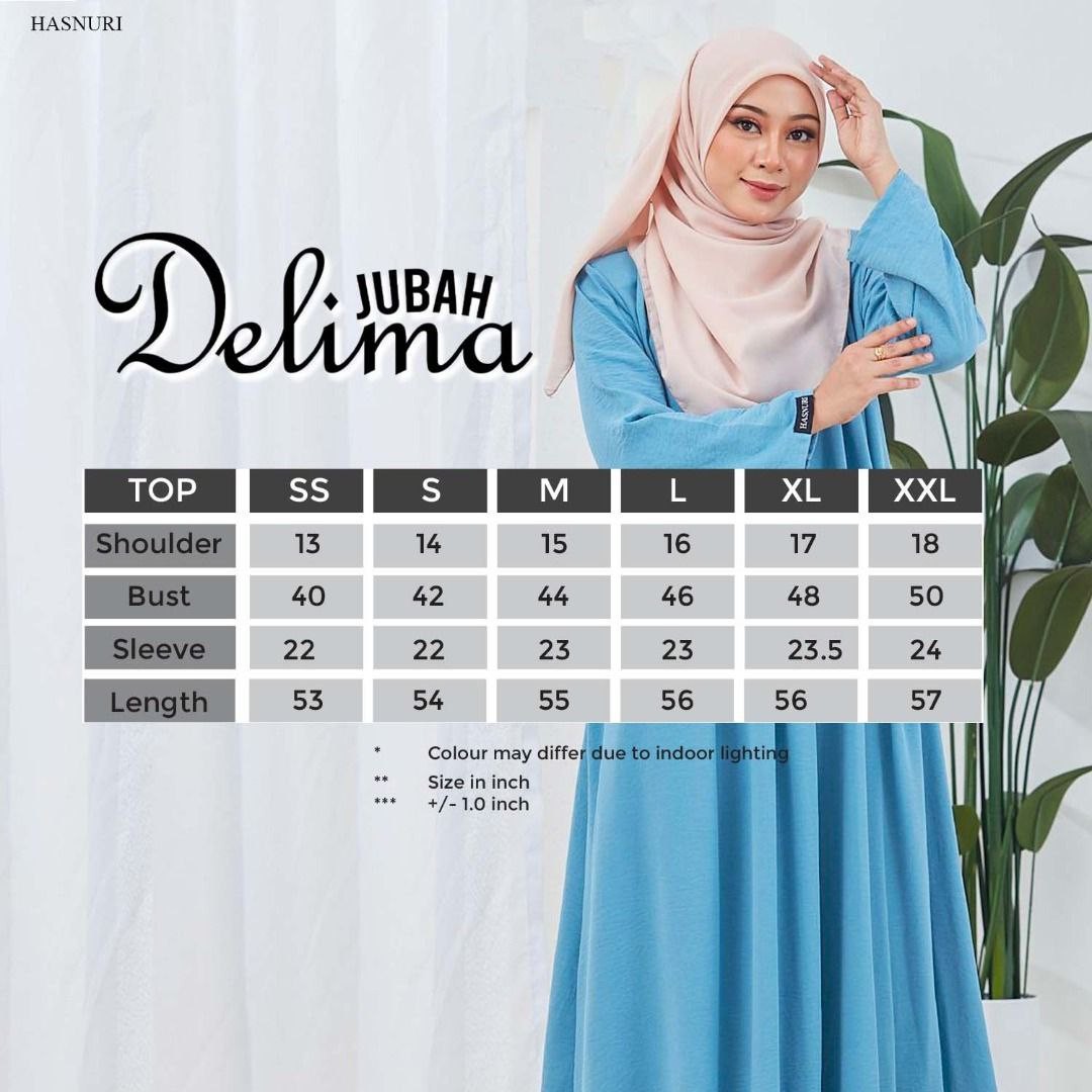 Jubah Delima - Orange