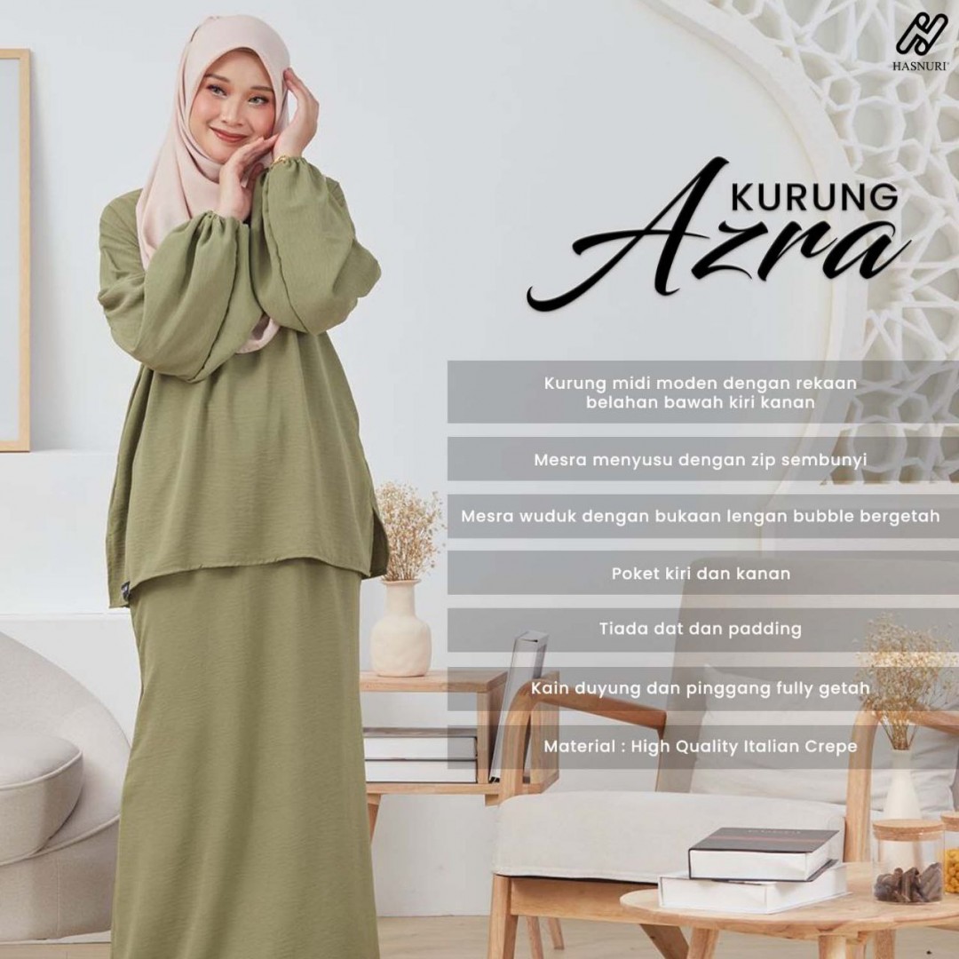 Kurung Azra - Black