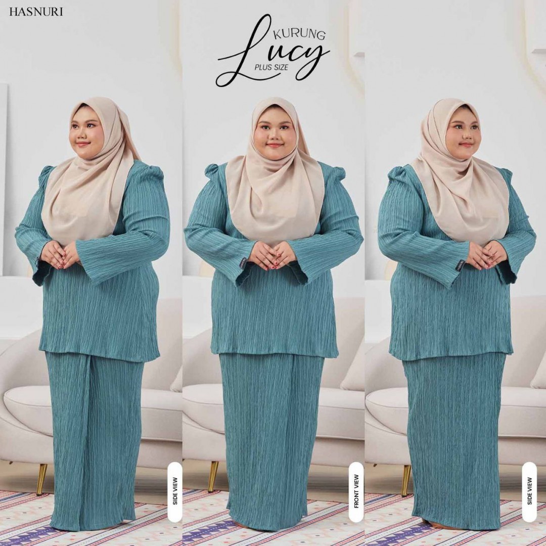 Kurung Lucy Plus Size - Purple