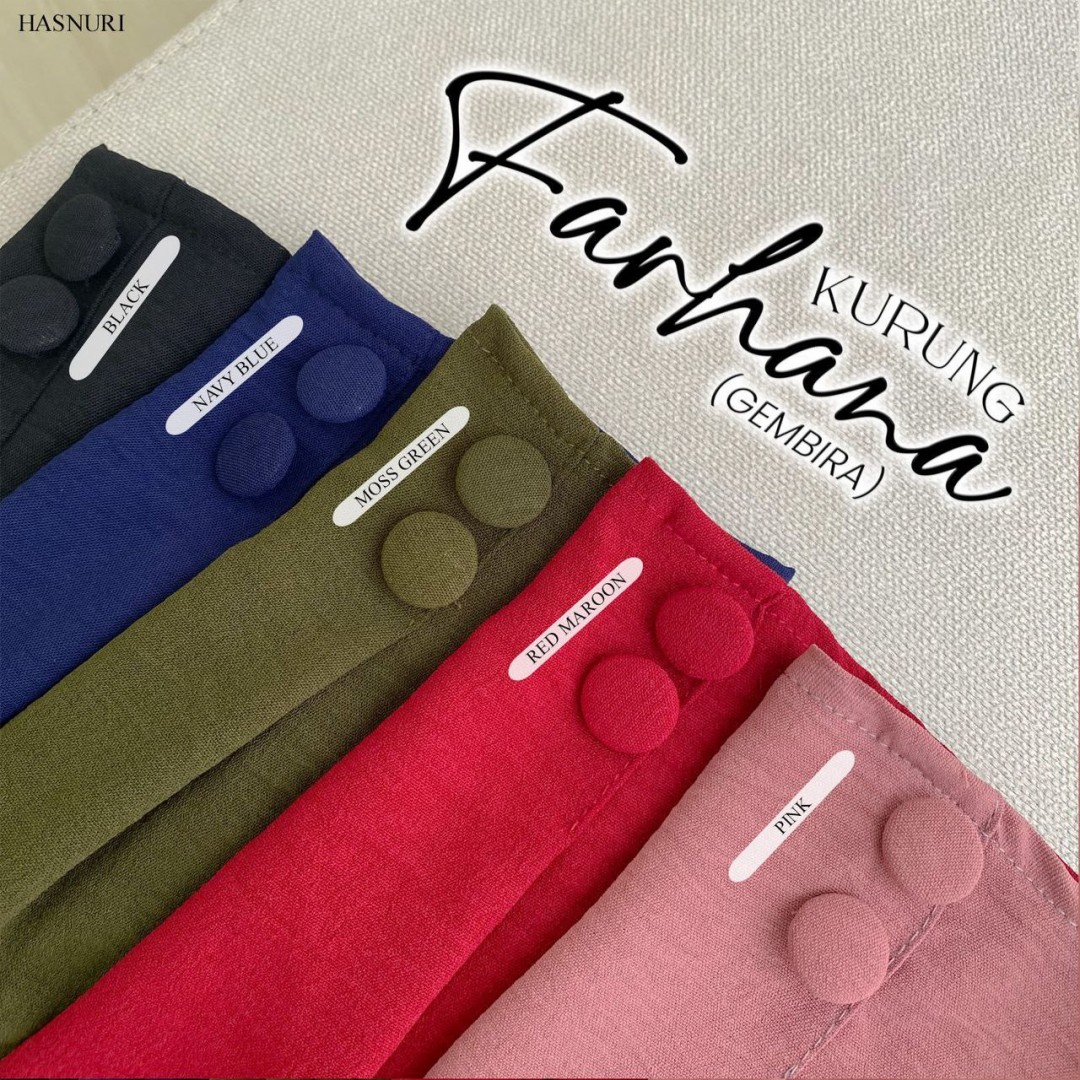 Kurung Farhana - Moss Green