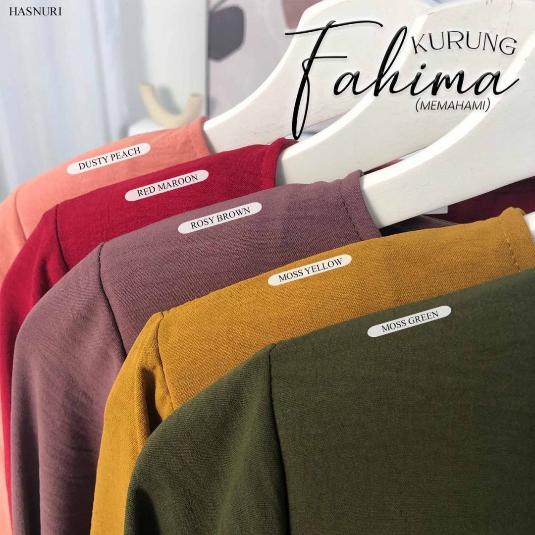 Kurung Fahima - Moss Green