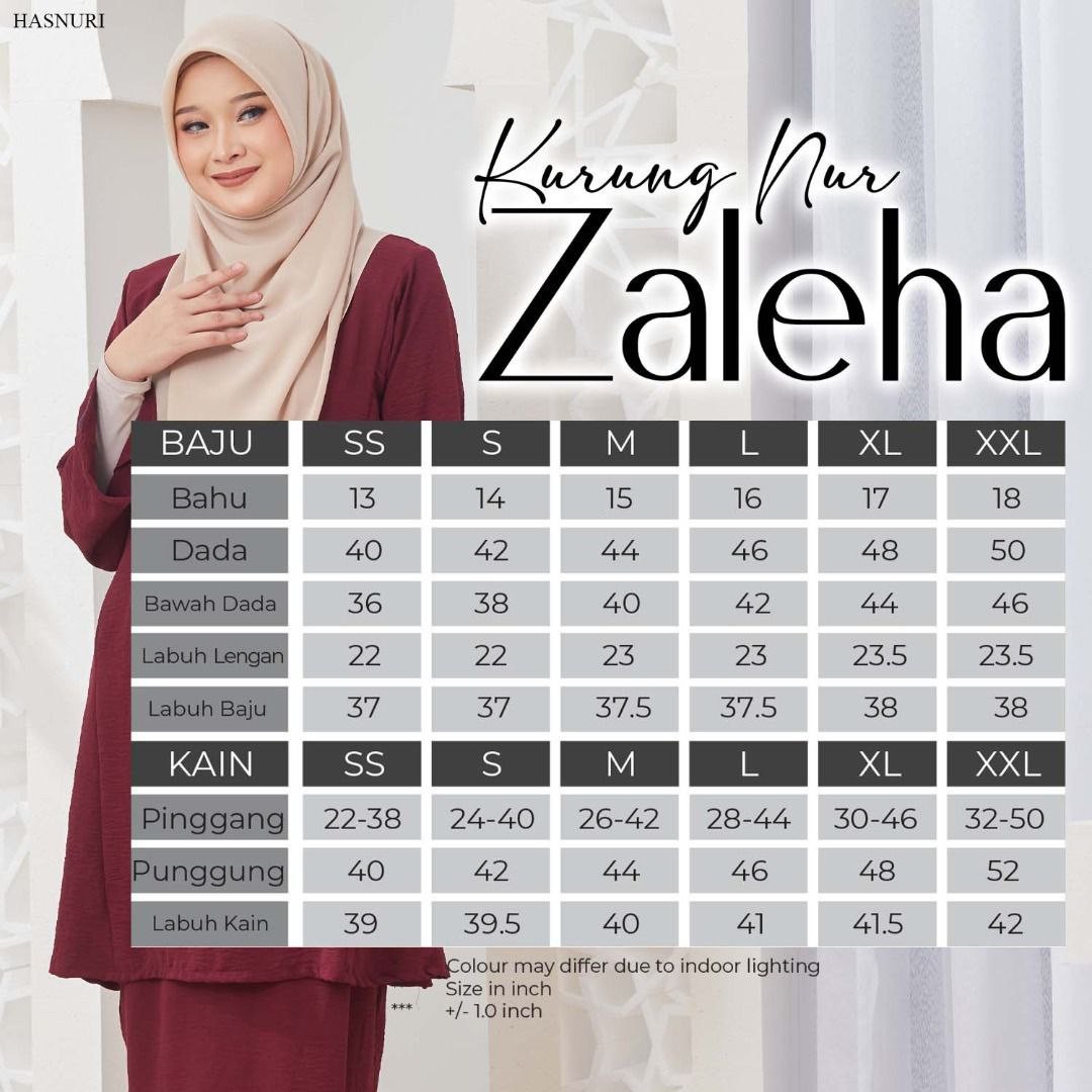 Kurung Nur Zaleha - Dusty Purple