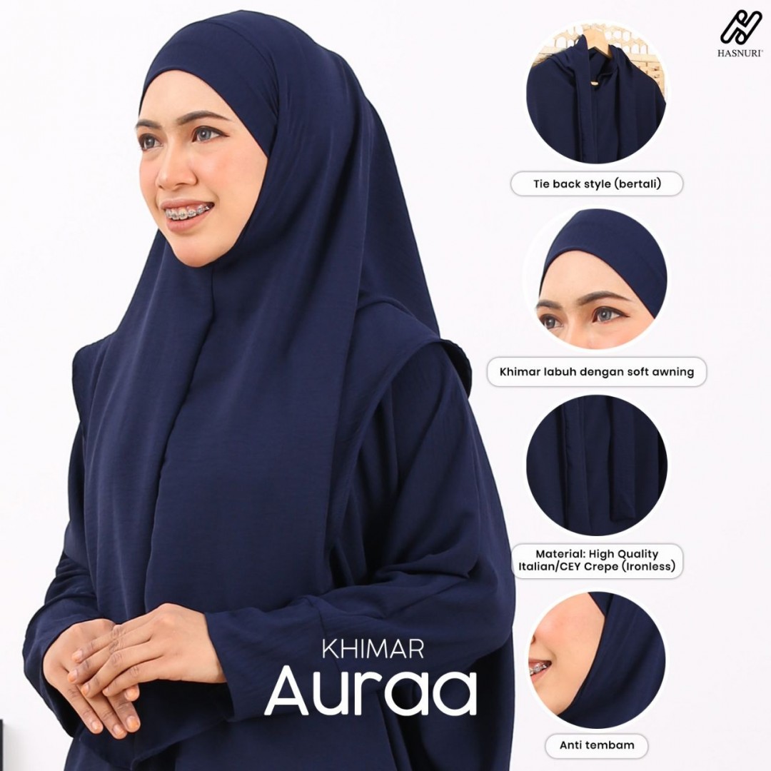 Khimar Auraa - Off White
