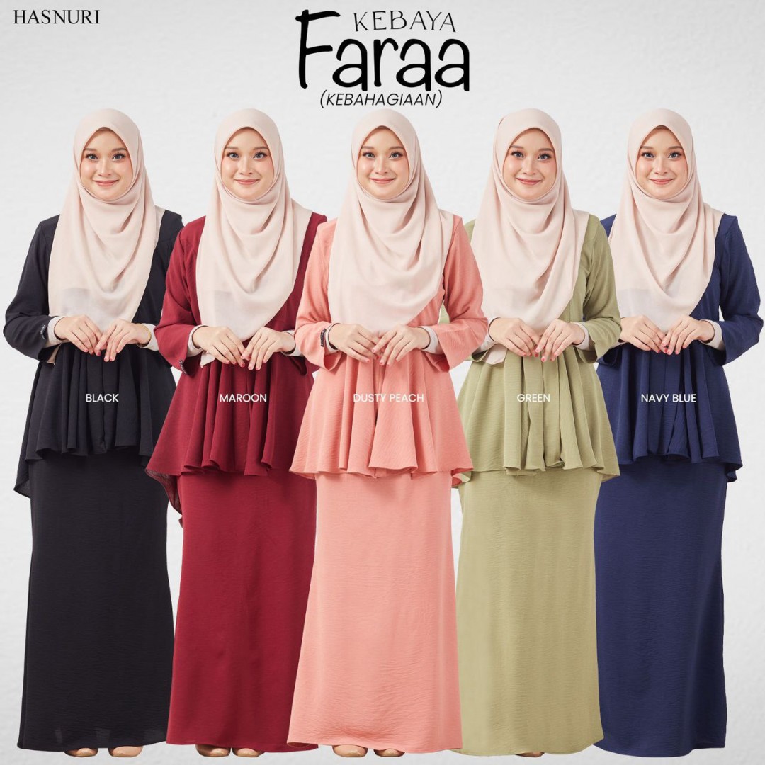 Kebaya Faraa - Black