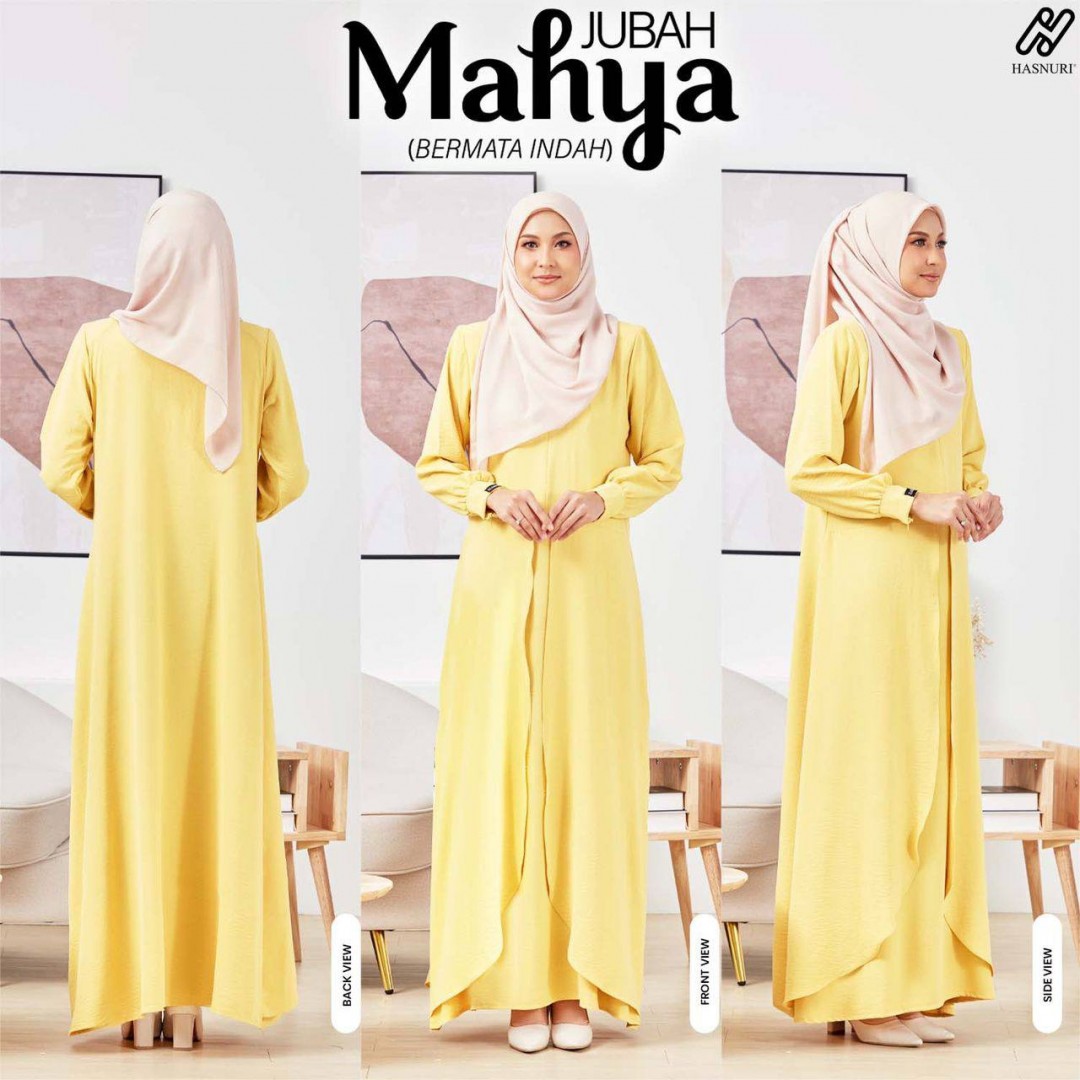 Jubah Mahya - Moss Green