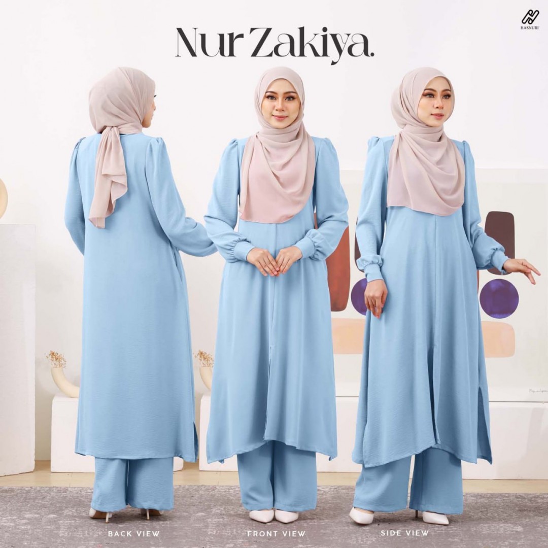 Suit Nur Zakiya - Plum