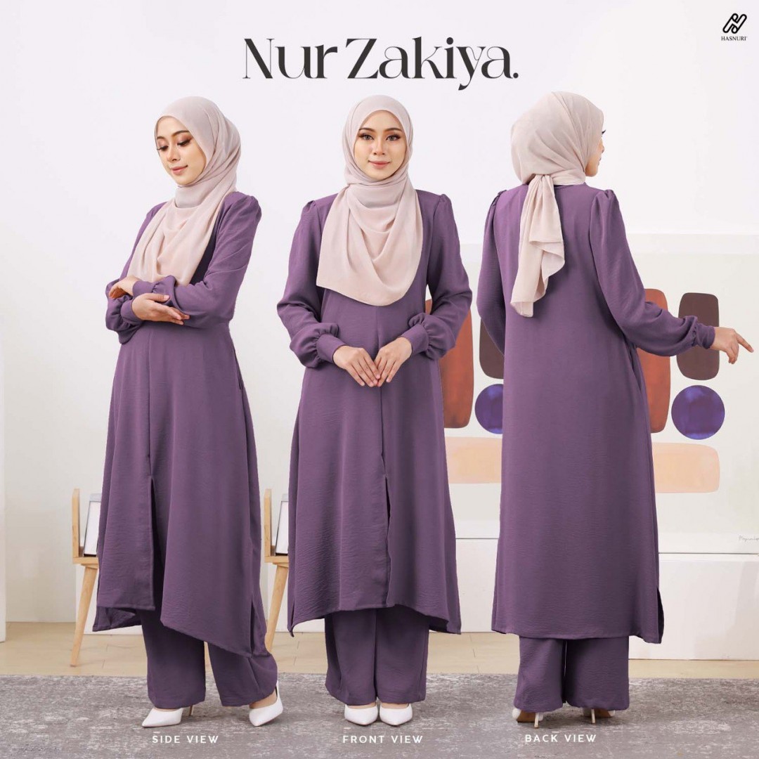 Suit Nur Zakiya - Cinnamon