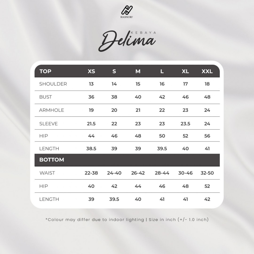 Kebaya Delima - Black