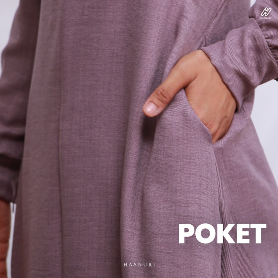 Suit Zakiya Linen - Charcoal