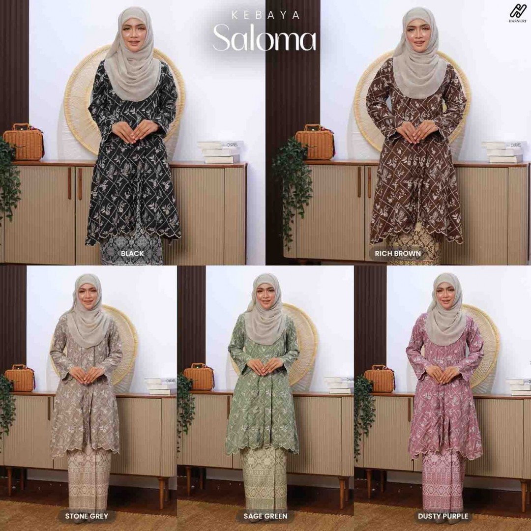 Kebaya Saloma - Dusty Purple
