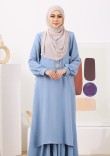 Kurung Princess Helena - Ash Blue