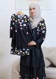 Kurung Princess Aireen Kids - Black