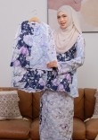 Kurung Sri Camellia Kids - Blueberry