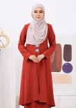 Kurung Ilyana - Brick Red