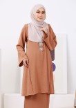 Kurung Nur Zaleha - Brown