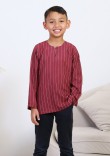 Kurta Aryan Kids - Burgundy